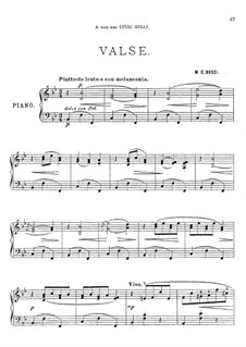Selected Pieces for Piano: valsa by Marco Enrico Bossi