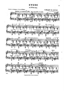 Six suites d’etudes pour le pianoforte, Op.15: Suite IV, No.3 by Ferdinand von Hiller
