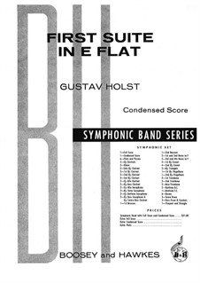 Two Suites for Military Band, Op.28: Suite No.1, for piano by Gustav Holst