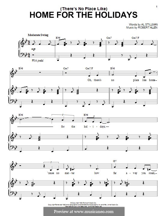 Vocal version: para voz e piano em B flat Maior) by Robert Allen