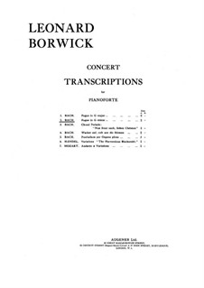 Fugue in G Minor 'Little', BWV 578: para um único musico (Editado por H. Bulow) by Johann Sebastian Bach
