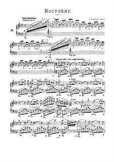 Nocturne No.1 in A Flat Major, Op.3: Para Piano by Joseph Leybach