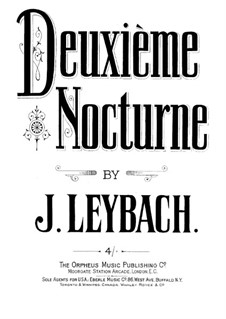 Nocturne No.2 in D Flat Major, Op.4: Para Piano by Joseph Leybach