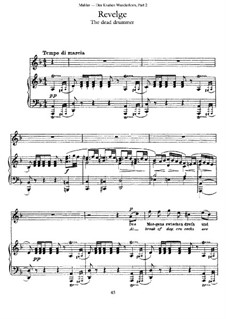 Des Knaben Wunderhorn (The Youth's Magic Horn): Revelge (Reveille) by Gustav Mahler