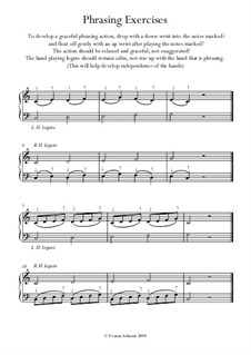 Piano Phrasing Exercises: Piano Phrasing Exercises by Yvonne Johnson