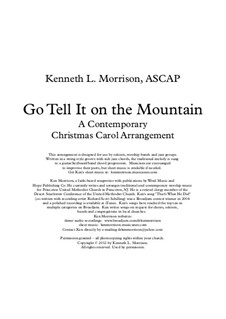 Go, Tell it on the Mountain: Para vocais e piano by folklore