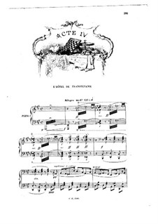 Manon: Acto IV. Arranjos para vozes e piano by Jules Massenet