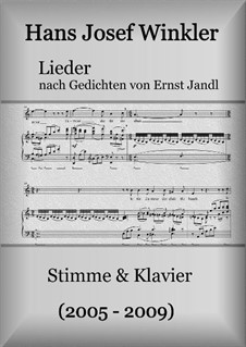 Songs after poems from Ernst Jandl: Para vocais e piano by Hans Josef Winkler