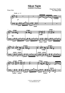 Piano version: para um único musico (Editado por H. Bulow), AMSM76 by Franz Xaver Gruber
