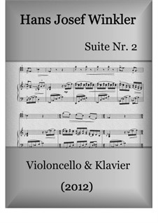Suite No.2 with three dances: Duo with violoncello by Hans Josef Winkler
