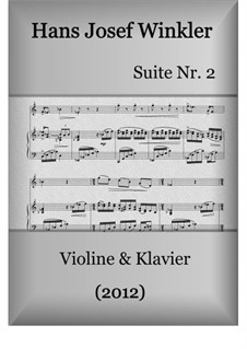 Suite No.2 with three dances: Duo with violin by Hans Josef Winkler