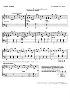 Partitura de Acompanhamento - folclore: Partitura de Acompanhamento - folclore by mdcorreia