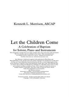 Let the Children Come: Let the Children Come by Ken Morrison
