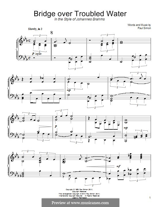 Piano version: para um único musico (Editado por H. Bulow) by Paul Simon
