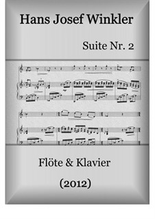 Suite No.2 with three dances: Duo with flute by Hans Josef Winkler