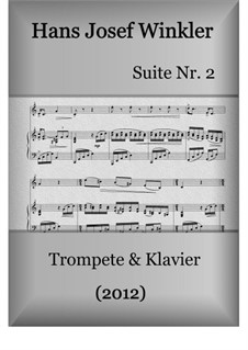 Suite No.2 with three dances: Duo with trumpet by Hans Josef Winkler