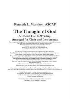 The Thought of God: The Thought of God by Ken Morrison