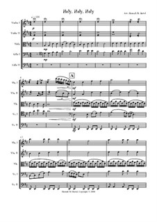 Holy, Holy, Holy! Lord God Almighty: Para quinteto de cordas by John Bacchus Dykes