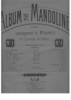 Pieces for Mandolin and Piano, Op.262: Raggio di Luna by Serafino Alassio