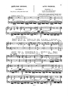 Fragments: Act I. Version for piano by Modest Mussorgsky