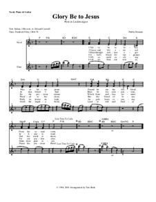 Glory Be To Jesus: For voice, flute and guitar (lead sheet) by Friedrich Filitz