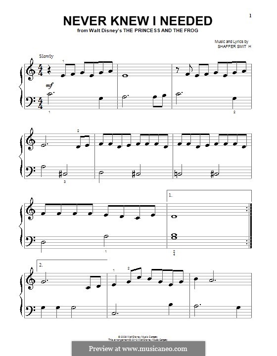 Never Knew I Needed: Para Piano by Ne-Yo