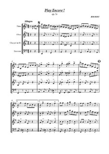 Play Encore !!!: Para quarteto de sopro, Op.7a by BOUROFF