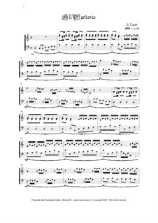 Sonate d'Intavolatura per Organo e Cimbalo: No.15 All' Offertorio in C Major by Domenico Zipoli