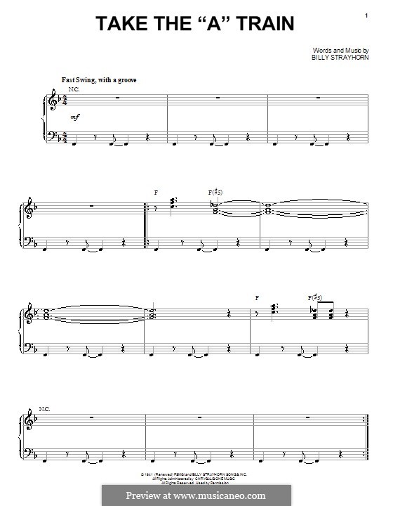 Take The A Train Duke Ellington Por B Strayhorn Em M sicaNeo Take the a train duke ellington por b strayhorn em m sicaneo
