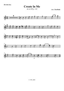 Create in Me: parte instrumentos by Unknown (works before 1850)