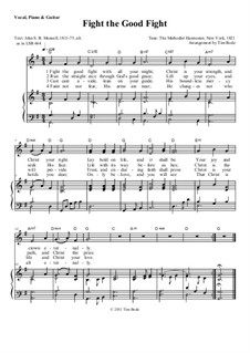 Fight the Good Fight: Piano-vocal score (with chords) by Unknown (works before 1850)
