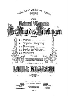 Aus Richard Wagner's 'Der Ring des Nibelungen': Nr.2 Siegmund's Liebesgesang by Louis Brassin
