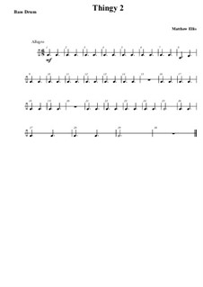 Thingy No.2: Trecho de graves da Bateria by Matthew Ellis