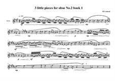 3 Little pieces for Oboe: Piece No.2, book I, MVWV 569 by Maurice Verheul