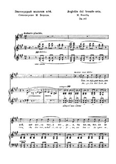 Angiolin dal biondo crin, S.269: Partitura Piano-vocal by Franz Liszt