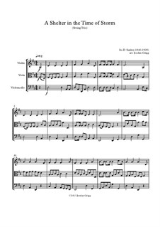 A Shelter in the Time of Storm: para trio de cordas by Ira David Sankey