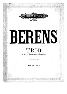 No.3 in D Major: Partitura completa by Johann Hermann Berens