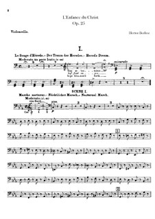 L'enfance du Christ (The Childhood of Christ), H.130 Op.25: parte violoncelo by Hector Berlioz