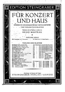 Rêverie et Caprice for Violin and Orchestra, H.88 Op.8: versão para violino e piano by Hector Berlioz