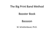Booster Book: Bassoon by Michele Schottenbauer