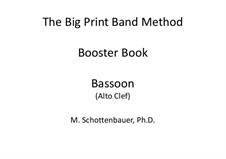 Booster Book: Bassoon (alto clef) by Michele Schottenbauer