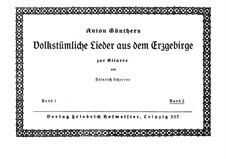 Anton Günthers Volkstümliche Lieder aus dem Erzgebirge: parte II by Anton Günther