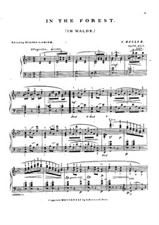 Dans les bois (In the Forest), Op.86: peça No.5 by Stephen Heller