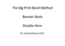 Booster Book: Double Horn by Michele Schottenbauer