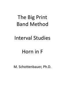 Interval Studies: Horn in F by Michele Schottenbauer