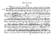 Six Pieces for Piano Four Hands, J.81-86 Op.10: set completo by Carl Maria von Weber