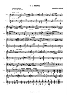 No.1 Gilderoy: para flauta e guitarra by folklore, David W Solomons
