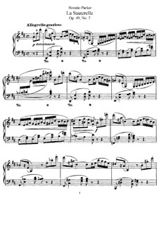 Three Characteristic Pieces, Op.49: No.2 La sauterelle by Horatio Parker