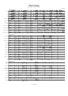 A Heroic Fantasy (for Grade 3 Concert Band): A Heroic Fantasy (for Grade 3 Concert Band) by Jordan Grigg