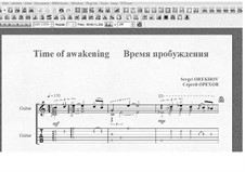 Time of awakening: Time of awakening by Sergei Orekhov